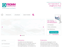 Tablet Screenshot of fromm-ft.de